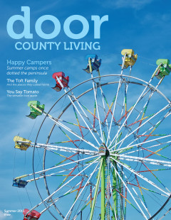 Door County Living Cover v13i2 Door County Fair ferris wheel