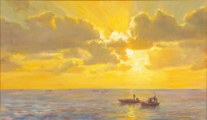 "Daybreak On the Bay" by James Hempel.