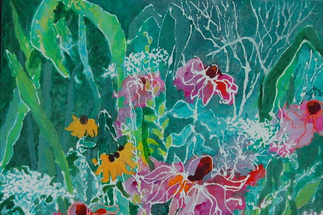 "Wildflower Patch" by Nancy Sargent.