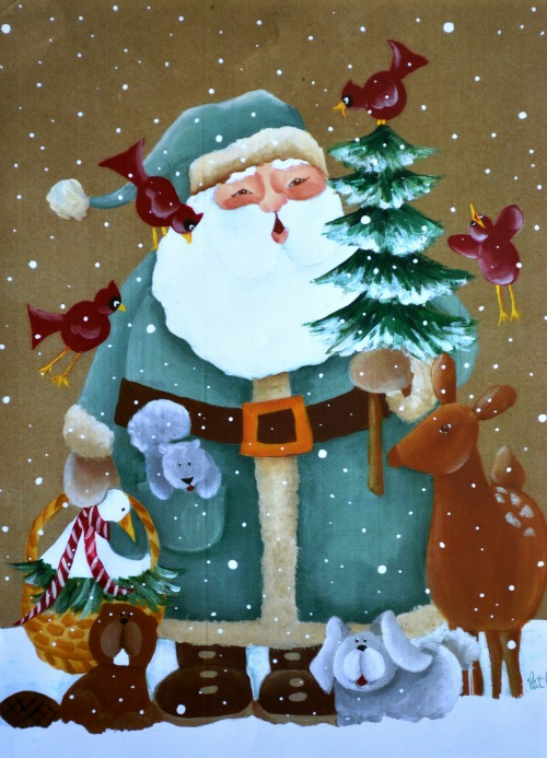 Santa by Pat Olson.