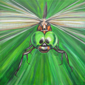 "Hine's Emerald Dragonfly," by Corinne Lea. 