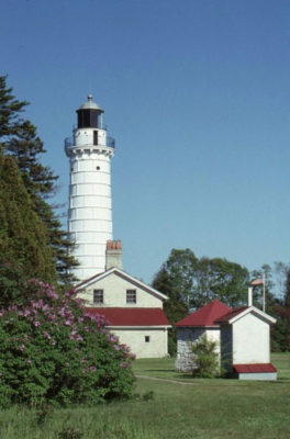 The Cana Island Lighthouse, built in 1869.