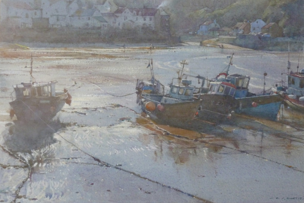 "Outer Harbour, Staithes." 
