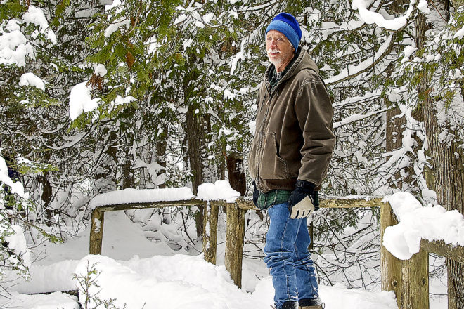 Snowshoe, Len Villano, winter, hike