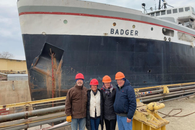 The Steamship Grandpa Built: Family holiday gathering includes stop to see 'SS Badger' in dry dock