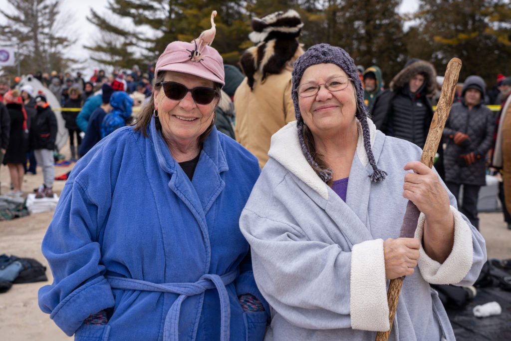 These lovely ladies dressed up for their 21st Polar Bear Plunge. Photo by Rachel Lukas.