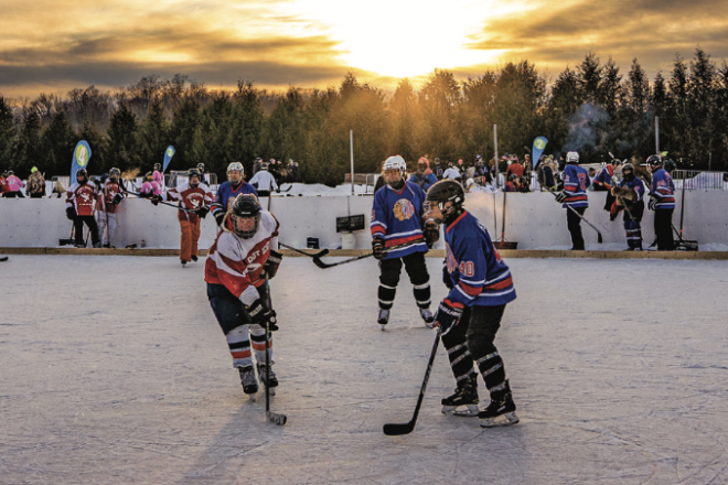 Tracadie Pond Hockey Tournament / #CanadaDo / Best Things to Do in New Brunswick During Winter
