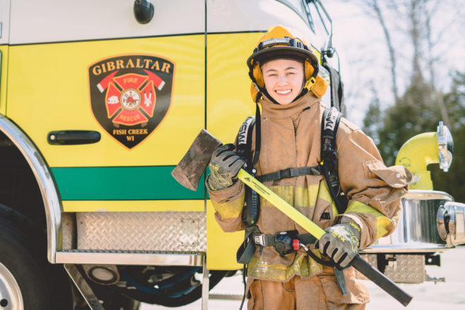 Gibraltar Senior Completes Firefighting Program